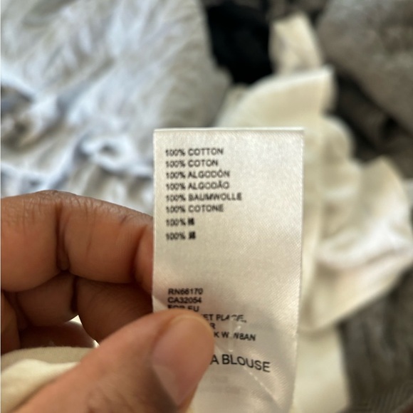 ANTHROPOLOGIE | JANE EYELET LACE OFF THE SHOULDER BLOUSE | 14 - Picture 6 of 12